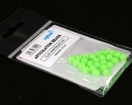 Articulation Beads, 6 mm, Fluo Chartreuse UVR